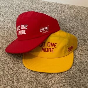 BPN X Ciele Athletics Red and Yellow Caps “Go One More”